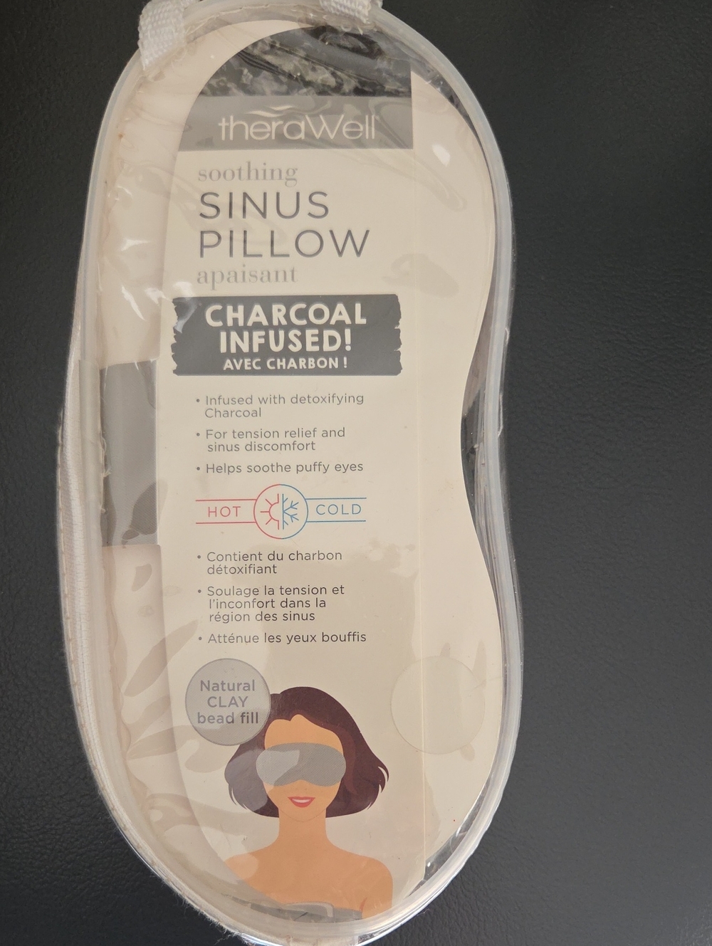 Charcoal Infused Sinus Pillow